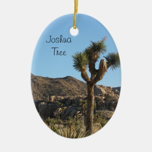 Nationaal park Joshua Tree Keramisch Ornament (Voorkant)