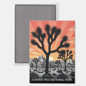 Nationaal park Joshua Tree Magneet (Voorkant / Achterkant)
