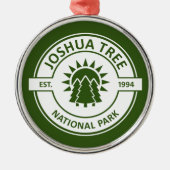 Nationaal park Joshua Tree Metalen Ornament (Voorkant)