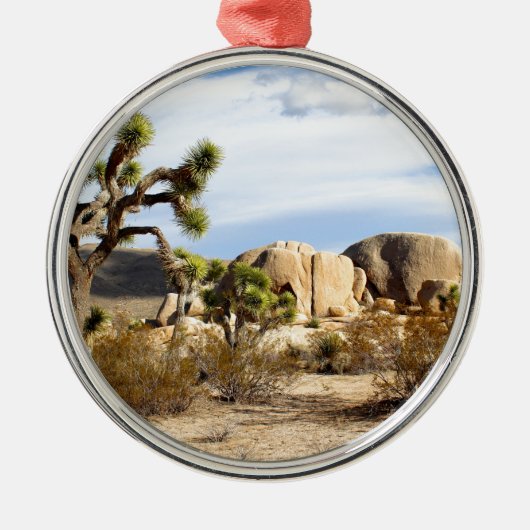 Nationaal park Joshua Tree Metalen Ornament (Voorkant)