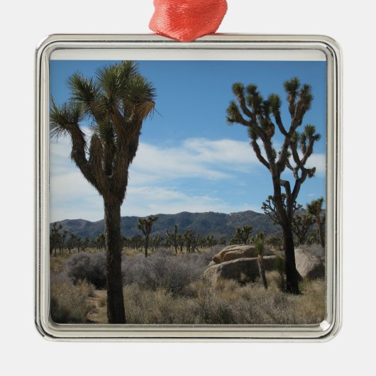 Nationaal park Joshua Tree Metalen Ornament (Voorkant)