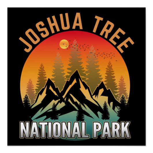Nationaal park Joshua Tree Perfect Poster (Voorkant)