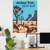 Nationaal park Joshua Tree Poster (Thuiskantoor)