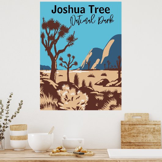 Nationaal park Joshua Tree Poster (Keuken)