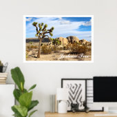 Nationaal park Joshua Tree Poster (Thuiskantoor)