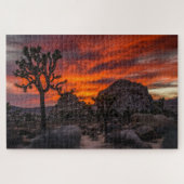 Nationaal park Joshua Tree Red Sunset Legpuzzel (Horizontaal)