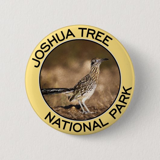 Nationaal park Joshua Tree Ronde Button 5,7 Cm (Voorkant)