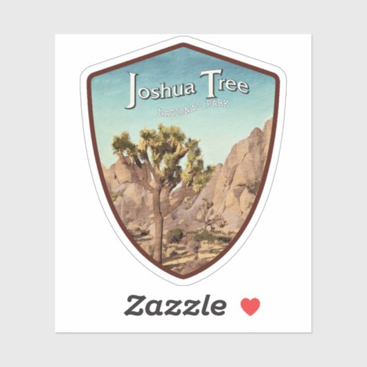 Nationaal park Joshua Tree Sticker (Vel)