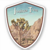 Nationaal park Joshua Tree Sticker (Voorkant)