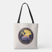 Nationaal park Joshua Tree Tote Bag (Achterkant)