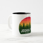 Nationaal park Joshua Tree Tweekleurige Koffiemok (Voorkant links)