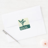 Nationaal park Joshua Tree Vierkante Sticker (Envelop)