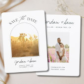 Nationaal park Joshua Tree Wedding Save the Date Kaart