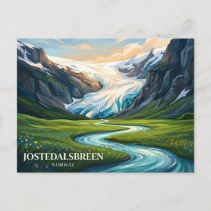 Nationaal park Jostedalsbreen Noorwegen Briefkaart