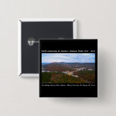 Nationaal Park Jubileum Hot Springs najaar Uitzich Vierkante Button 5,1 Cm (Voorkant /achterkant)