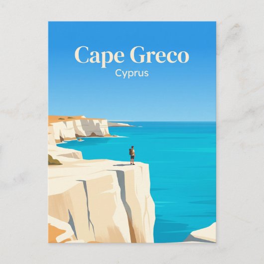 Nationaal park Kaap Greco Cyprus Briefkaart (Voorkant)