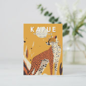 Nationaal park Kafue Zambia  Briefkaart (Staand voorkant)