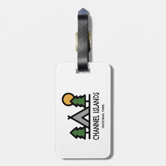 Nationaal park Kanaaleilanden Bagagelabel (Achterkant verticaal)