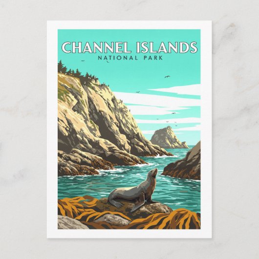 Nationaal Park  Kanaaleilanden Briefkaart (Voorkant)