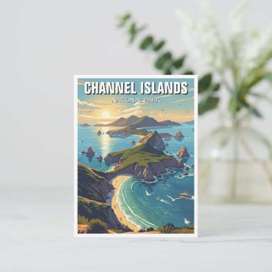 Nationaal park Kanaaleilanden Briefkaart (Staand voorkant)