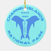 Nationaal park Kanaaleilanden Keramisch Ornament (Achterkant)