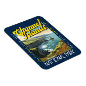 Nationaal park Kanaaleilanden Noodlijdende Retro Magneet (Rechterzijde)