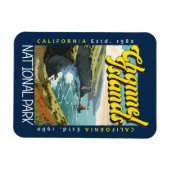 Nationaal park Kanaaleilanden Noodlijdende Retro Magneet (Horizontaal)