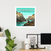 Nationaal Park  Kanaaleilanden Poster (Thuiskantoor)