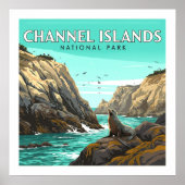 Nationaal Park  Kanaaleilanden Poster (Voorkant)