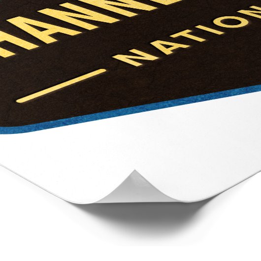 Nationaal park Kanaaleilanden Poster (Hoek)