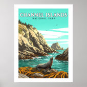 Nationaal Park  Kanaaleilanden Poster (Voorkant)