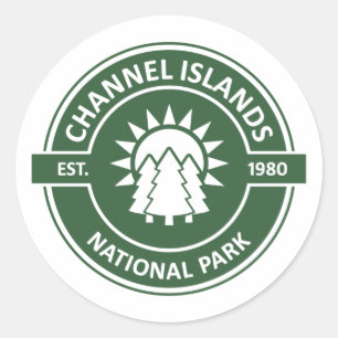 Nationaal park Kanaaleilanden Ronde Sticker