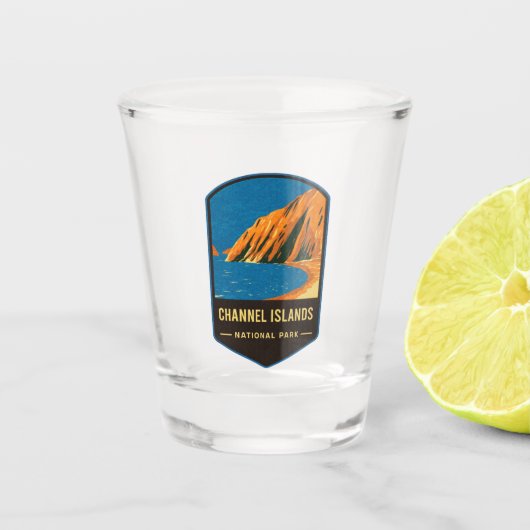 Nationaal park Kanaaleilanden Shot Glas (Voorkant)