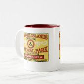 Nationaal park Kanaaleilanden Tweekleurige Koffiemok (Voorkant links)