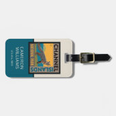 Nationaal park Kanaaleilanden | vossen Bagagelabel (Voorkant horizontaal)