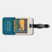 Nationaal park Kanaaleilanden | vossen Bagagelabel (Achterkant horizontaal)