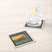 Nationaal park Kanaaleilanden | vossen Kartonnen Onderzetters (Insitu)