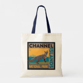 Nationaal park Kanaaleilanden | vossen Tote Bag (Achterkant)