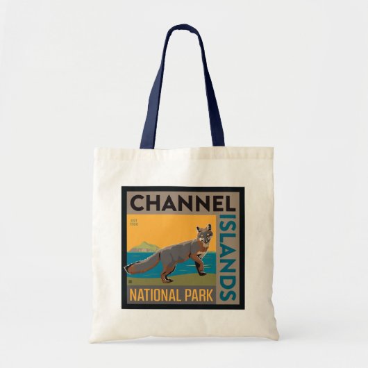 Nationaal park Kanaaleilanden | vossen Tote Bag (Voorkant)