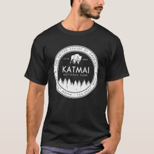 Nationaal park Katmai Alaska Souvenir AK T-shirt