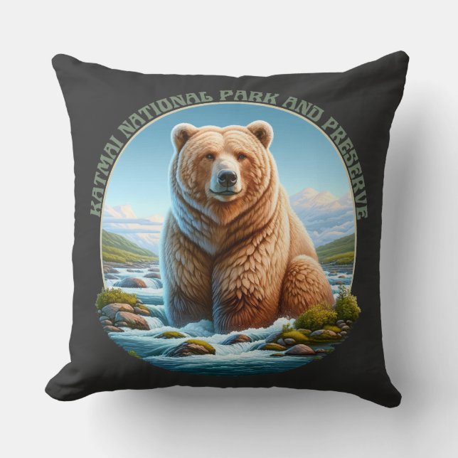 Nationaal park Katmai en natuurreservaat Kussen (Voorkant)