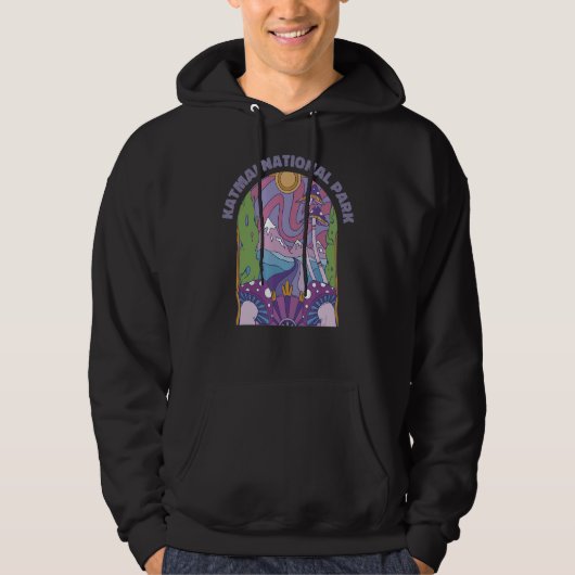 Nationaal park Katmai Hoodie (Voorkant)