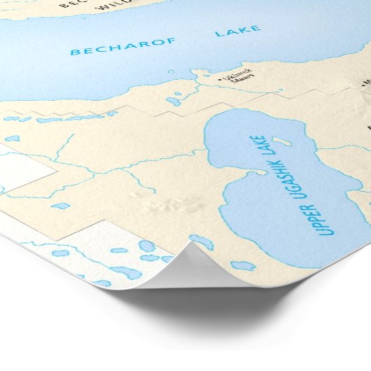 Nationaal park Katmai Poster (Hoek)