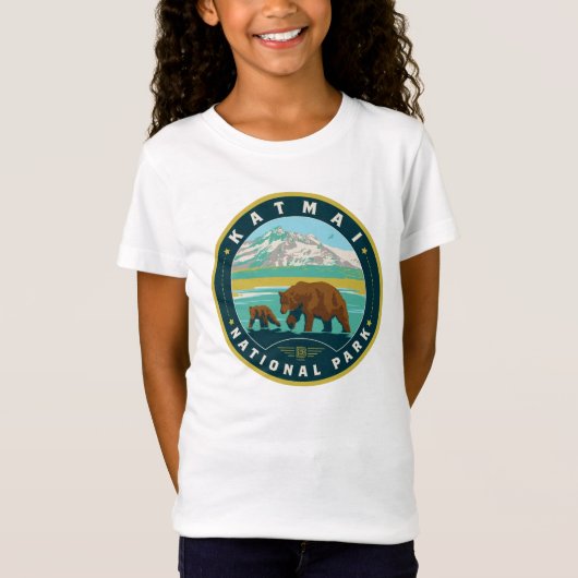 Nationaal park Katmai T-shirt (Voorkant)