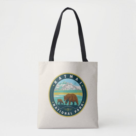 Nationaal park Katmai Tote Bag (Voorkant)