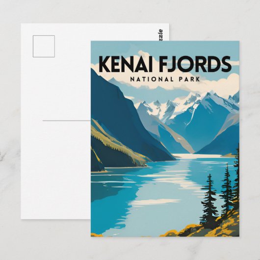 Nationaal park Kenai Fjords Briefkaart (Voorkant / Achterkant)