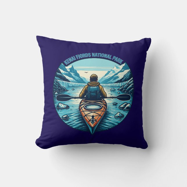 Nationaal park Kenai Fjords Kussen (Voorkant)