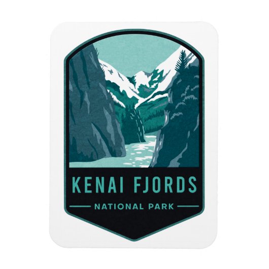 Nationaal park Kenai Fjords Magneet (Verticaal)