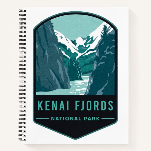 Nationaal park Kenai Fjords Notitieboek (Voorkant)