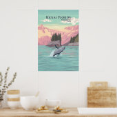 Nationaal Park Kenai Fjords Reisposter Poster (Keuken)